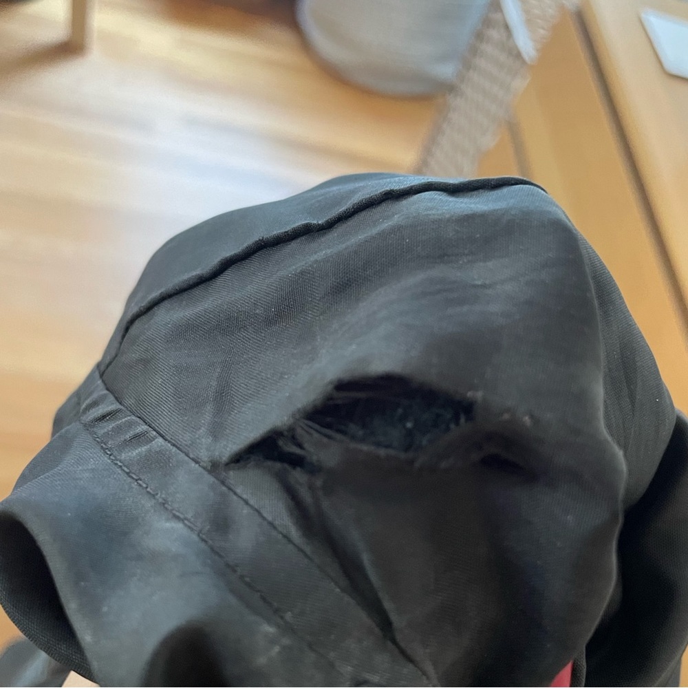 Madewell black washed leather motorcycle jacket size small - Picture 5 of 6